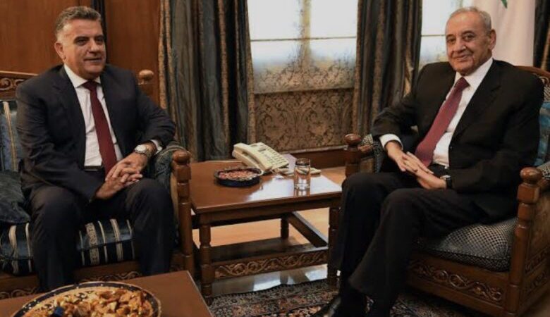 الرئيس بري استقبل  المدير العام السابق للأمن اللواء عباس ابراهيم.