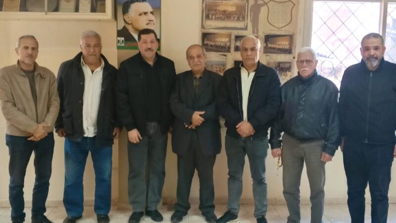 المؤتمر الشعبي يستقبل وفداً من قيادة الجبهة الشعبية في البداوي