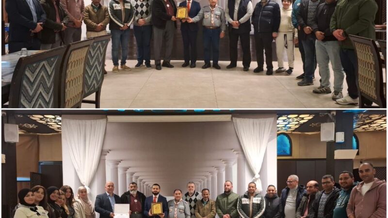 نادي الطيران المصري كرم الدكتور الحموي في طرابلس