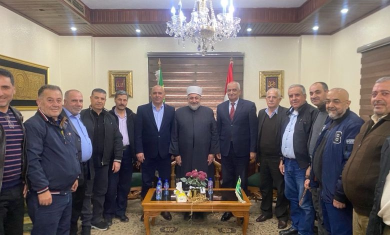 رئيس المجلس الإسلامي العلوي يستقبل المرشّح عن المقعد العلوي في عكار يوسف عبد الله حمود (البيطار)