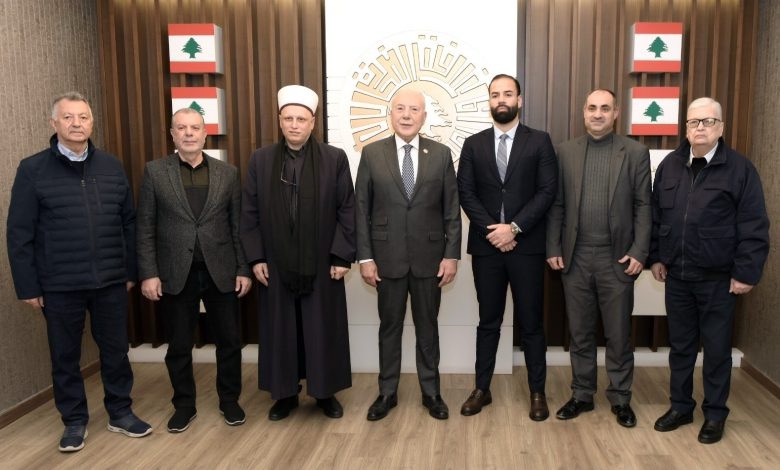 وفد من المجلس الإسلامي العلوي في زيارة تواصلية إلى غرفة طرابلس الكبرى