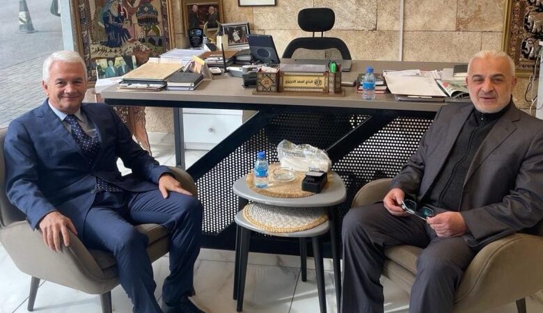 رئيس جمعية تجار الشمال عرض مع السفير الايطالي تعزيز التعاون خدمة للبنان وطرابلس