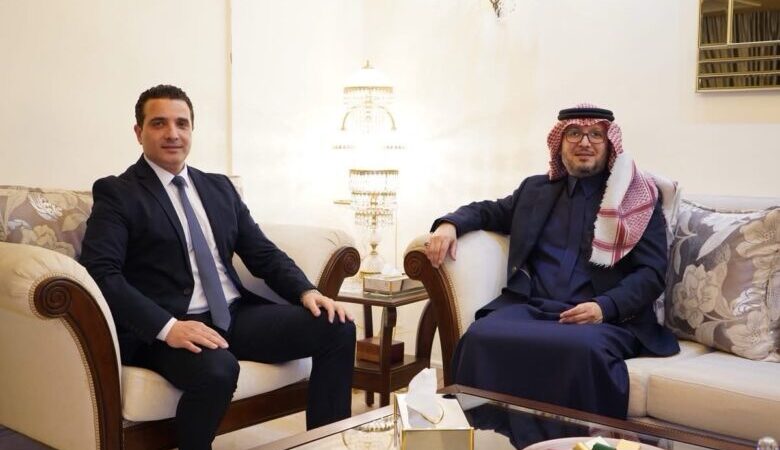 مطر :استقبلتُ في دارتي بطرابلس سعادة السفير السعودي الدكتور وليد بخاري، بحضور مجموعة من كوادر IMD.