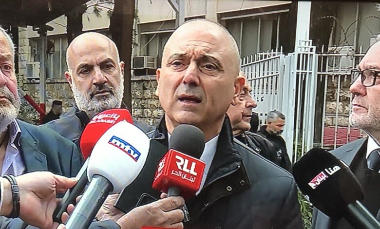 محفوض اكد أمام قصر العدل خلال استجواب الفنان أسعد رشدان دفاعه عن الحق والدستور