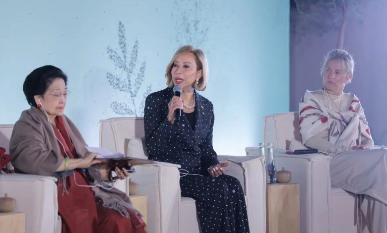 اللبنانية الأولى شاركت في احتفال توزيع “جائزة زايد للاخوة الإنسانية” في أبو ظبي&nbsp;.