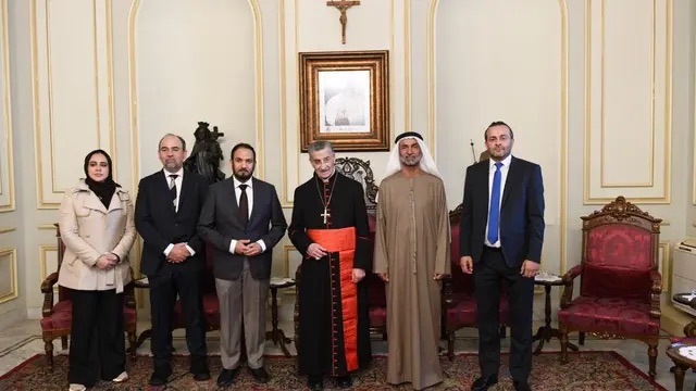 وفد اللجنة العليا للأخوة الإنسانية دعا البطريرك الراعي للمشاركة في احتفالية “الأخوة ” غدا