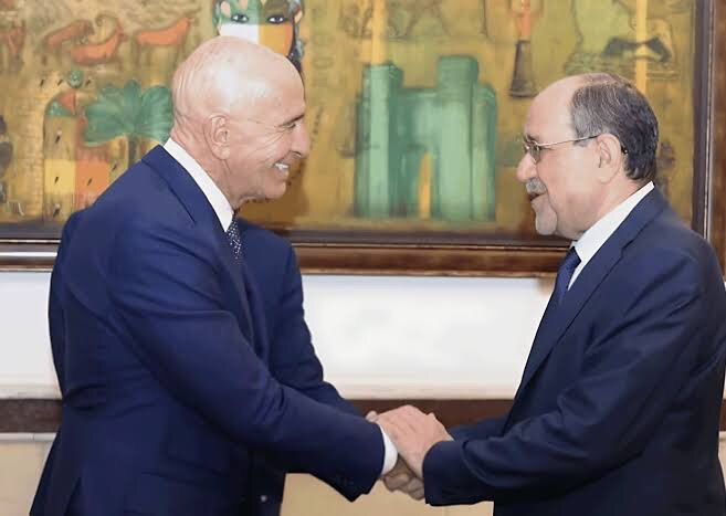 برّاك يلتقي المالكي في بغداد