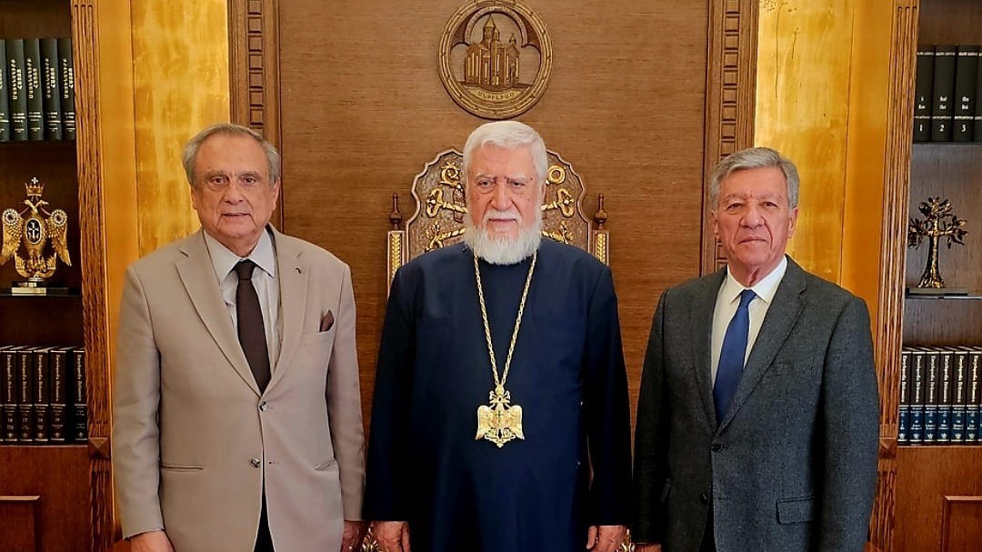 حبيب أطلع البطريرك كيشيشيان على نشاط مصرف الإسكان