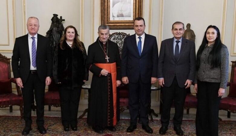 الراعي استقبل نقيب المحامين في الشمال وشيخ سيمون سعاده