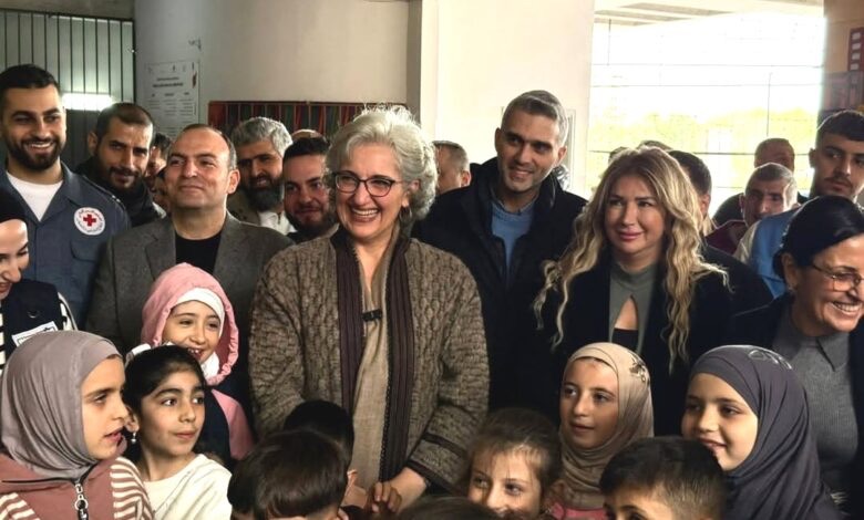 وزيرة التربية زارت مدارس الايواء في طرابلس برفقة المحافظ ورئيس البلدية