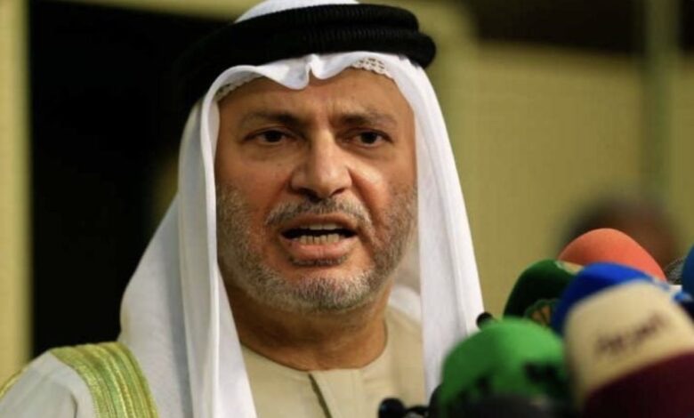 قرقاش: أي حل لهجمات إيران لا بد أن يشمل تعويضات