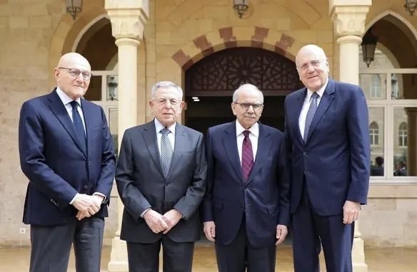 سلام التقى ميقاتي والسنيورة وسلام: إدانة للعدوان الإسرائيلي ودعم لحصرية السلاح بيد الدولة