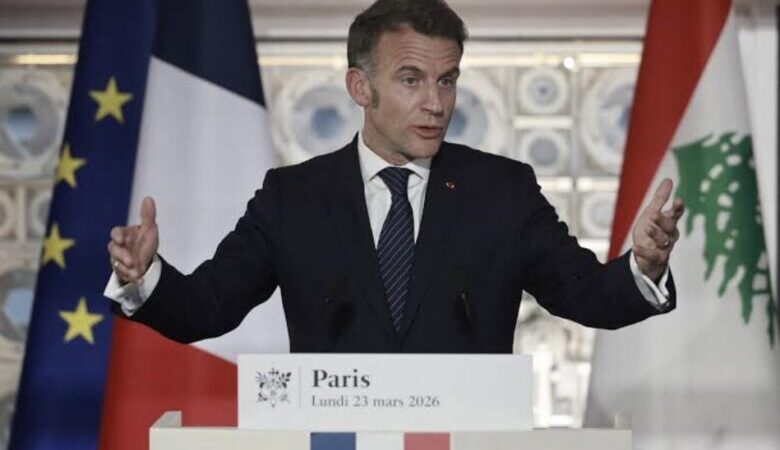 ماكرون يحذّر من احتلال لبنان ويدعو للاعتراف بدولة فلسطين