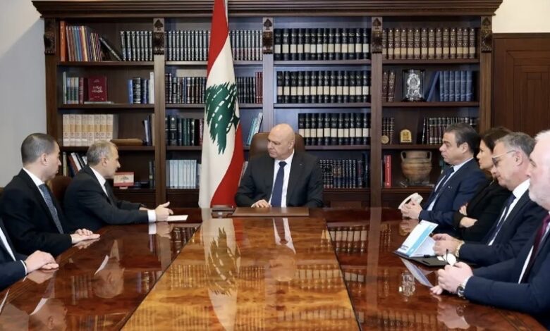 باسيل أكد من بعبدا أن حماية موقع الرئاسة والدولة أولوية وطنية: طرحنا مقترحاً يحمي لبنان عبر الحوار