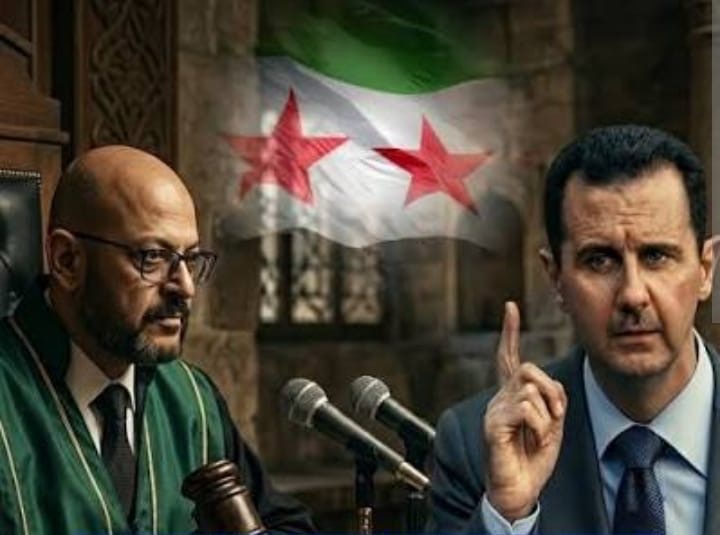 بداية رد الاعتبار لقادة الثورة ضد النظام السوري السابق ، قصة القاضي الذي يحاكم بشار الاسد ورؤوس نظامه .