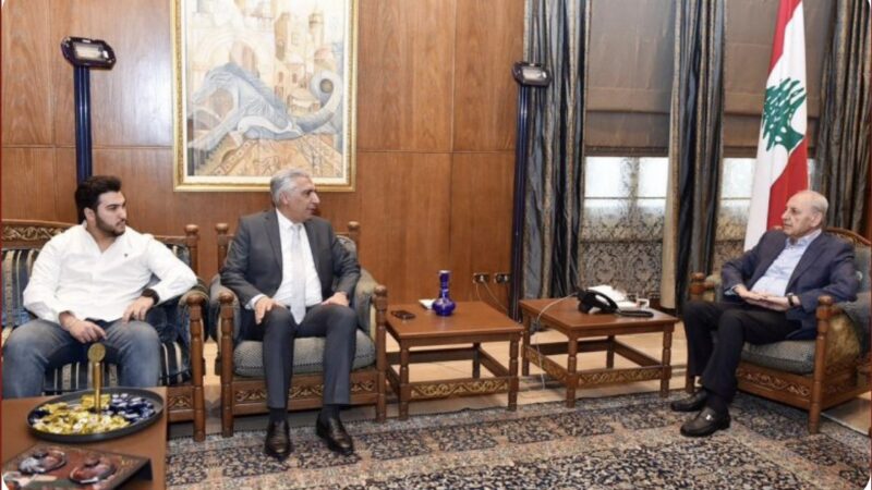 عبّود زار الرئيس برّي وتناول اللقاء المستجدات السياسية وتطورات المرحلة