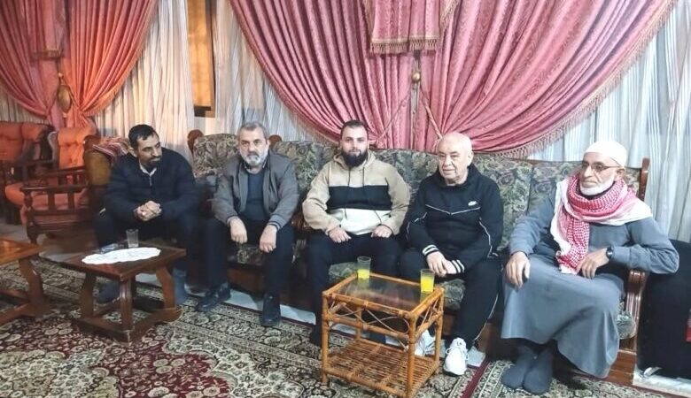 لجنة المتابعة لمطمر الفوار في منطقة الكسارات التقت الإعلامي محمد سيف