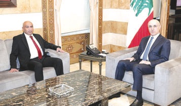 الحجار استقبل سفير الكويت واتحاد بلديات الضاحية الجنوبية