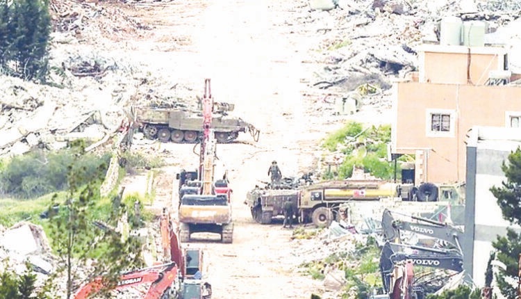 الهدم والتفجير الإسرائيليان مستمران جنوباً.. وتسوية العديد من القرى الحدودية بالارض