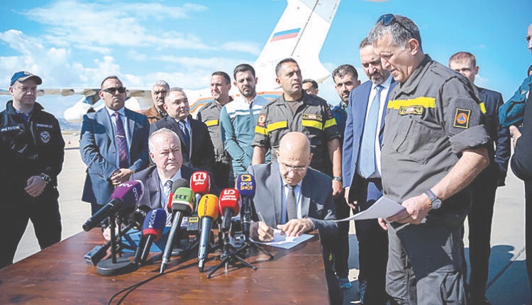 مساعدات من روسيا دعماً للدفاع المدني