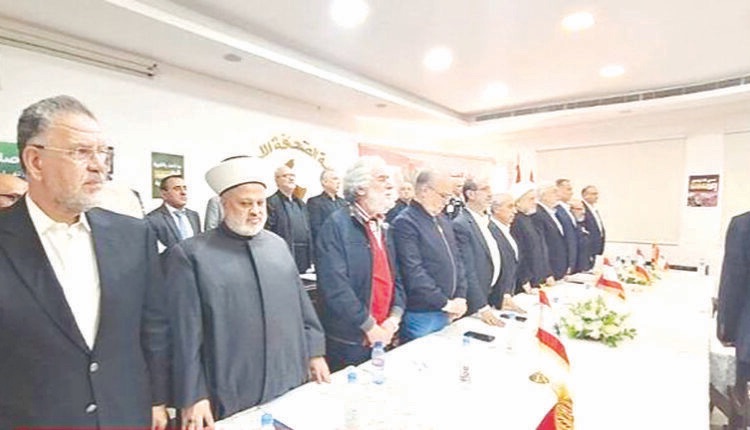 إطلاق “اللقاء الوطني” من نقابة الصحافة: تأكيد حق المقاومة ورفض التفاوض المباشر