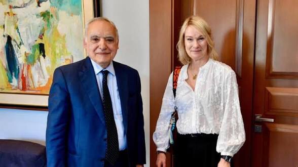 سلامة يبحث مع مفوضية اللاجئين في دعم النازحين