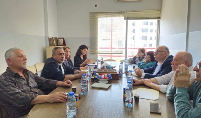 FENASOL عرض مع وفد منظمة العمل الدولية لتداعيات العدوان الصهيوني وانعكاساته على العمال