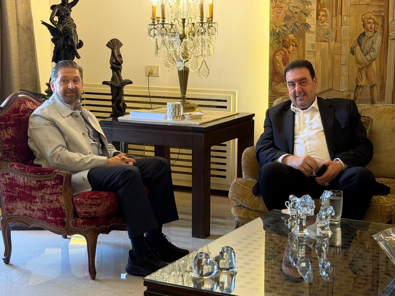 كرامي يلتقي البعريني والبحث حول اقتراح قانون العفو العام