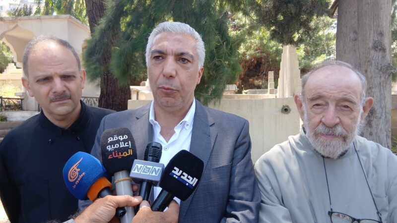 عبّود دان الاعتداء على حرمة مقابر الروم الأرثوذكس في القبة : ليتحمل الجميع مسؤولياته
