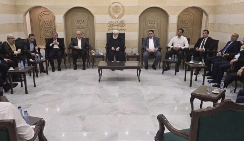 اجتماع نيابي – روحي في دار فتوى طرابلس لبحث قانون العفو