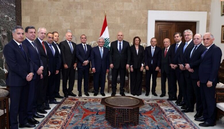 الرئيس عون استقبل جمعية المصارف: القطاع المصرفي ركيزة الاقتصاد الوطني ومن دون قطاع مصرفي سليم لن تكون هناك استثمارات ولن يكون بلد
