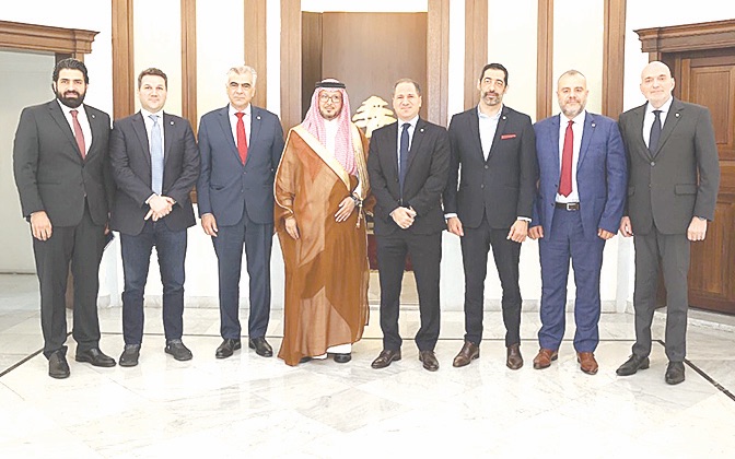 السفير السعودي ودّع الجميّل وأرسلان وتأكيد على عمق العلاقات بين البلدين