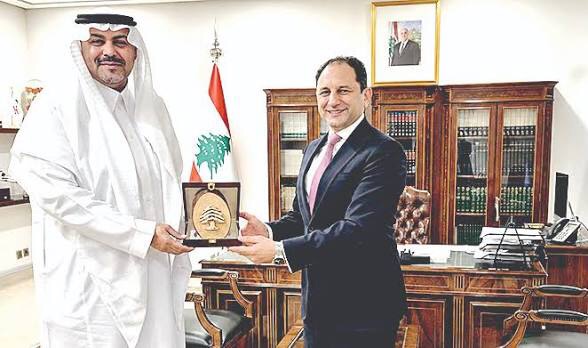 السفير السعودي الجديد التقى سفير لبنان في المملكة