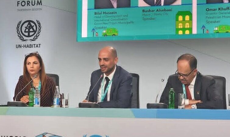 بلدية طرابلس تعرض تجربتها في مواجهة الأبنية المهددة بالانهيار خلال المنتدى الحضري العالمي