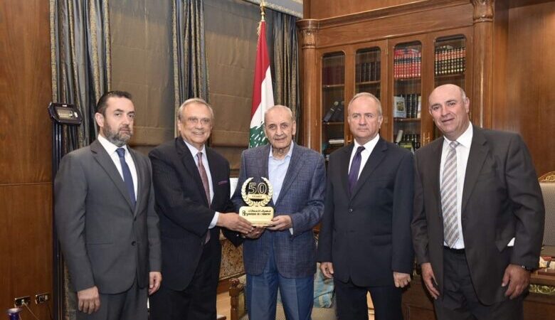 حبيب سلم الرئيس بري اليوبيل الذهبي لمصرف الإسكان وأعلن عن مشروع إسكاني إنمائي جديد يواكب حاجات المرحلة