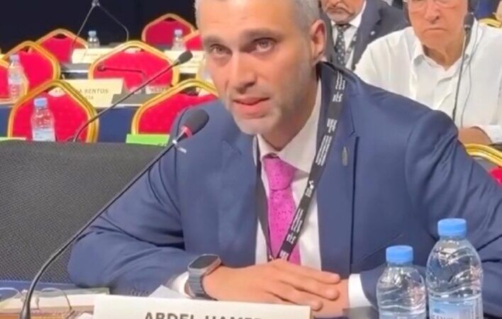 موقف واضح ومشرف لرئيس بلدية طرابلس الدكتور عبد الحميد كريمة في مؤتمر المدن والحكومات المحلية المتحدة بالمغرب