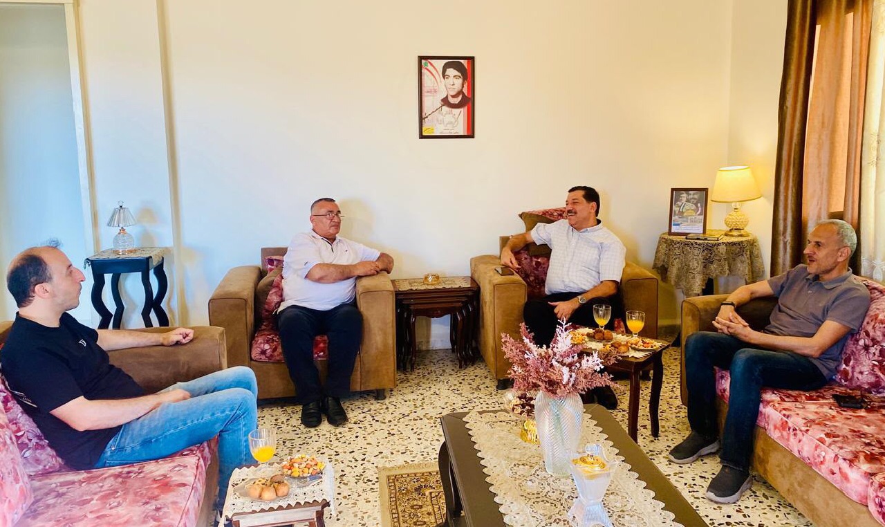 المؤتمر الشعبي اللبناني زار منزل الأسير يحيى سكاف في بحنين