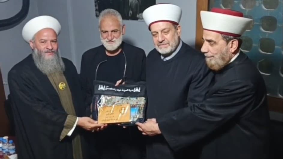 تكريم الشيخ بلال شعبان في مقام السيدة خولة في بعلبك