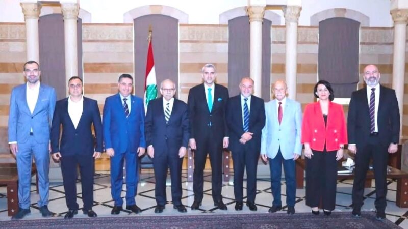 رؤساء اتحاد بلديات الفيحاء التقوا رئيس مجلس الوزراء في السراي الحكومي