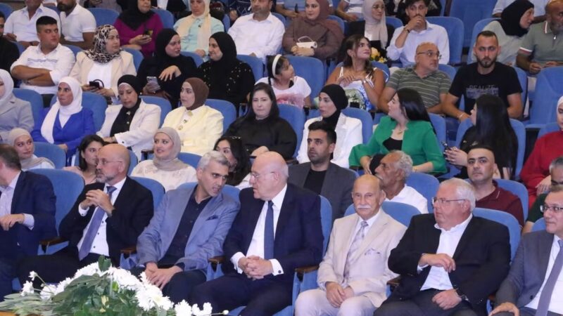 ميقاتي خلال رعايته تخريج طلاب معاهد “العزم والسعادة”: إعادة إعمار الجنوب ليست استحقاقا إنمائيا بل أولوية
