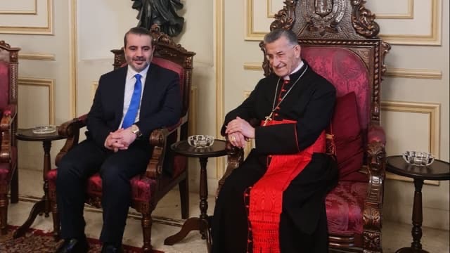 الشيباني من بكركي: ضرورة التعايش بين الشعبين السوري واللبناني