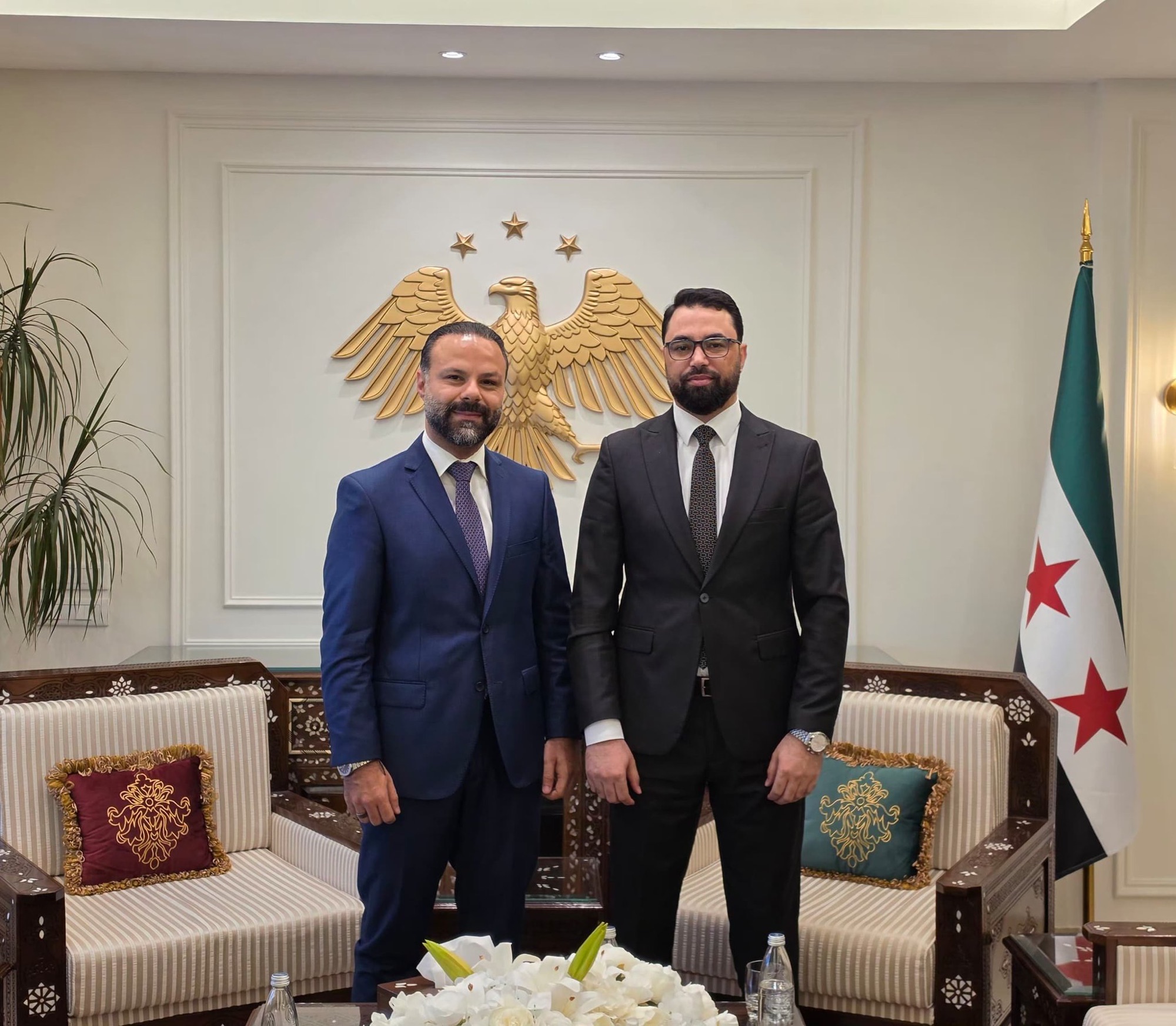 محمد نمر زار القائم بالأعمال السوري إياد الهزاع.. وهذا ما سجله&nbsp;
