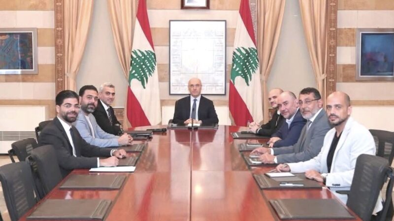 رئيس بلدية طرابلس زار على رأس وفد من المجلس البلدي وزير الداخلية