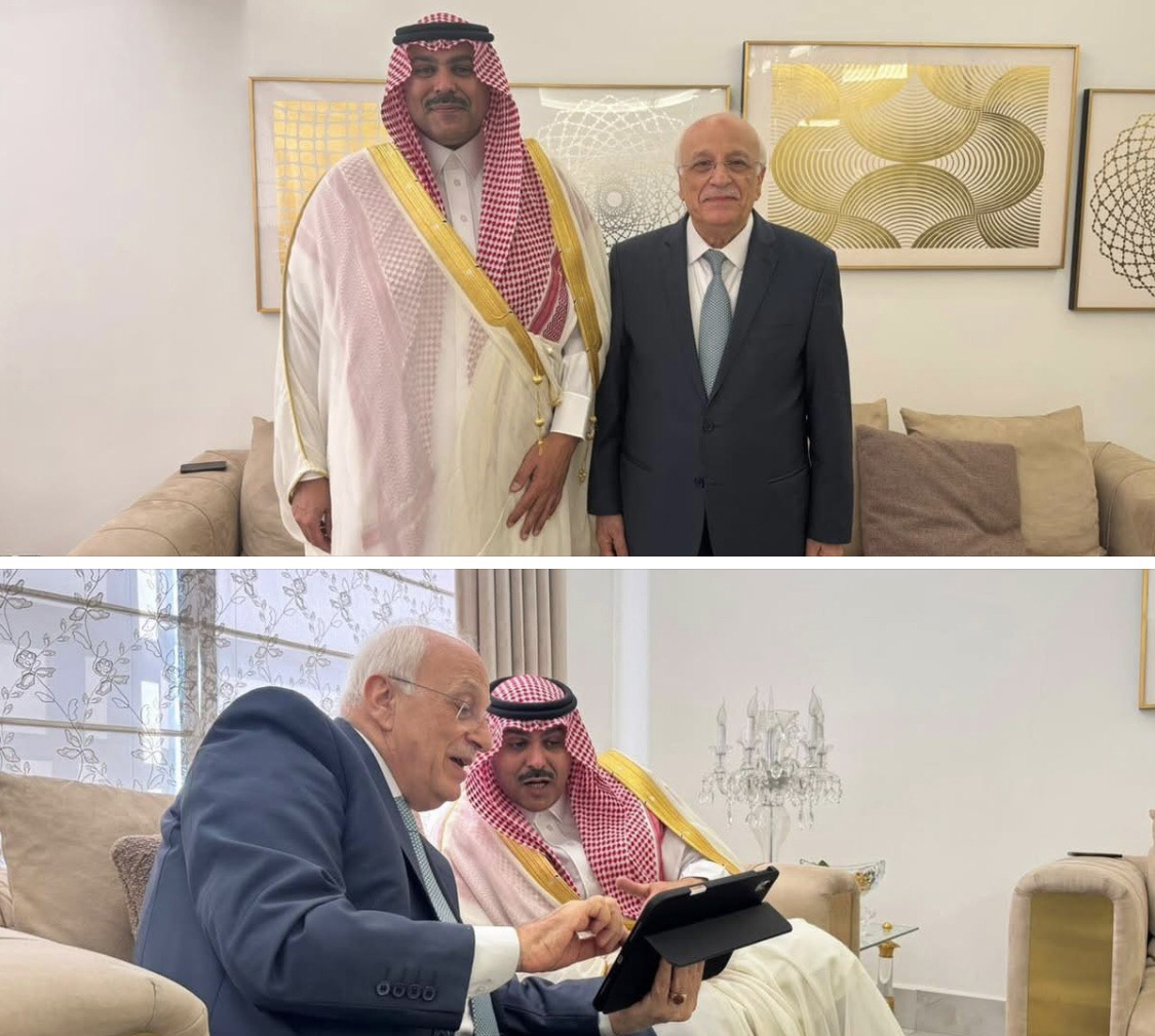 سررت اليوم بزيارة سعادة سفير المملكة العربية السعودية في لبنان، السيد فهد الدوسري في منزلي في طرابلس