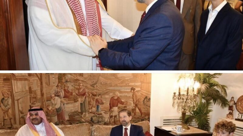 كرامي يستقبل السفير السعودي فهد الدوسري في طرابلس: تأكيد على عمق العلاقة مع المملكة ودورها في لبنان