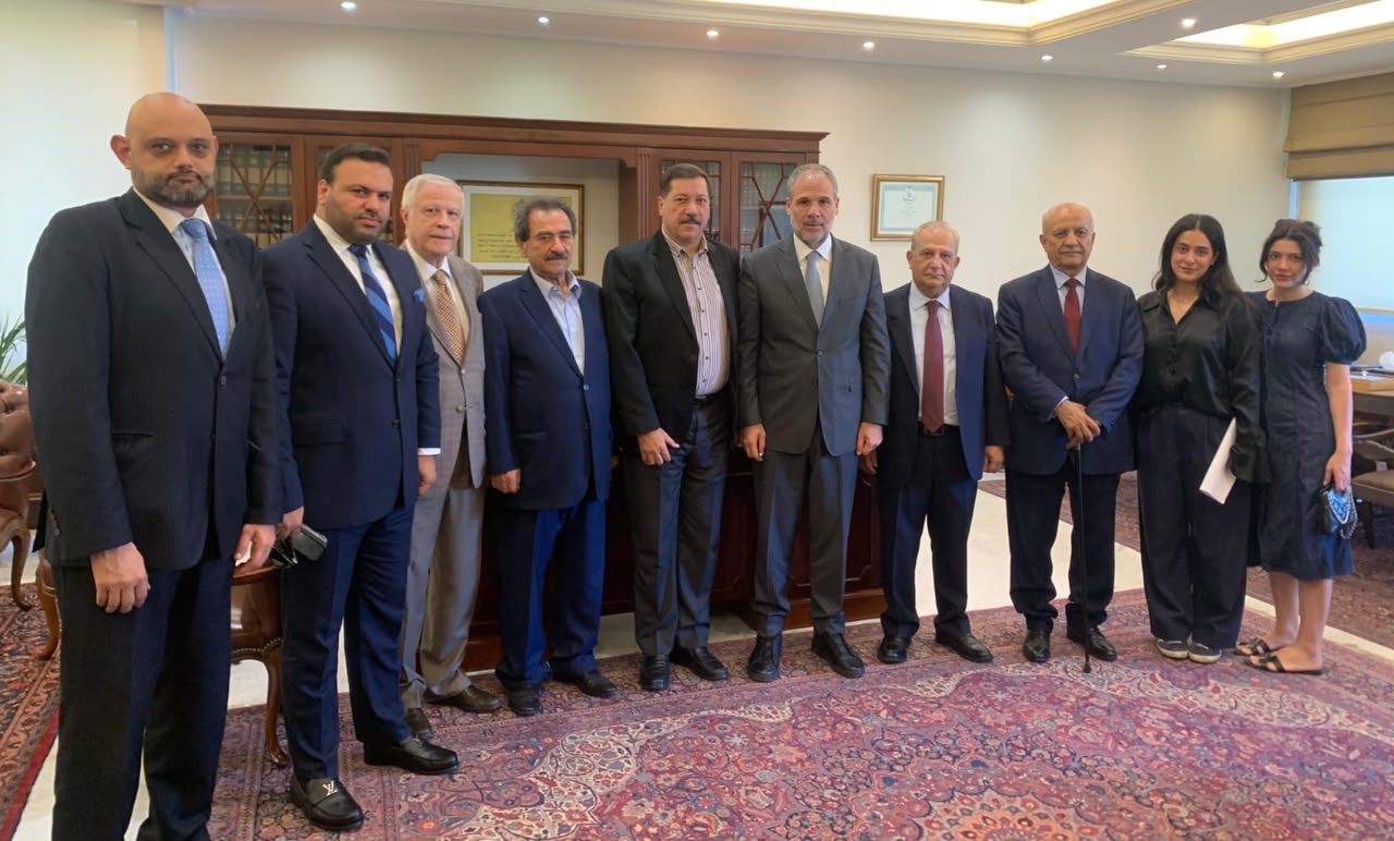 رئيس المؤتمر الشعبي اللبناني يلتقي نقيب المحامين في بيروت على رأس وفد من المؤتمر وآل حديد