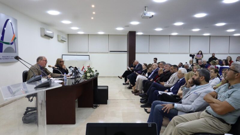 معرض رشيد كرامي الدولي يستضيف بيار دوكين في محاضرة حول أولويات بناء لبنان