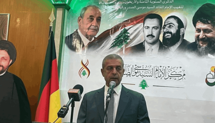 قبيسي من برلين: الوحدة الوطنية ضرورة في مواجهة الهمجية الإسرائيلية