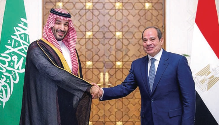 السيسي وبن سلمان يؤكدان ضرورة ضمان حرية وأمن الملاحة البحرية في مضيقي هرمز وباب المندب