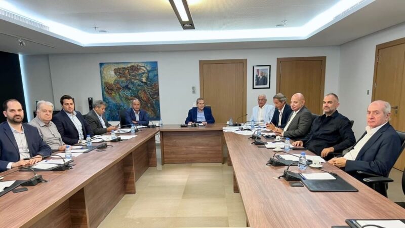 مجلس رجال الأعمال اللبناني – اليوناني بحث في&nbsp; سبل تعزيز التعاون الإقتصادي والاستثماري الثنائي